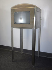 Cemetery Candle Box - Large - With Stand - Heavy Duty Stainless Steel