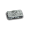Footstone - Gray - Flat Top - Frosted Top - 24W x 12D x 4H